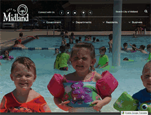 Tablet Screenshot of midland-mi.org